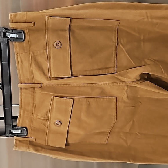 💕DOEN💕 Walker Pant ~ Barrel Leg Button Fly Pants Boscage 12 NWT - Picture 12 of 15